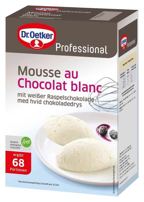 Bild 1 von Dr. Oetker Mousse au Chocolat blanc (1 kg)
