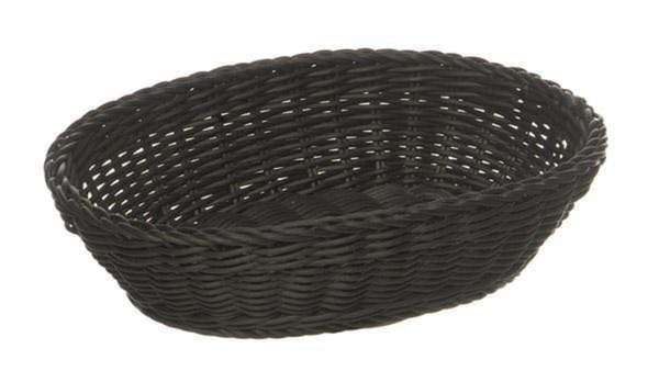 Bild 1 von Metro Professional Korb Oval, 25 x 19 cm, H: 6,5 cm, schwarz