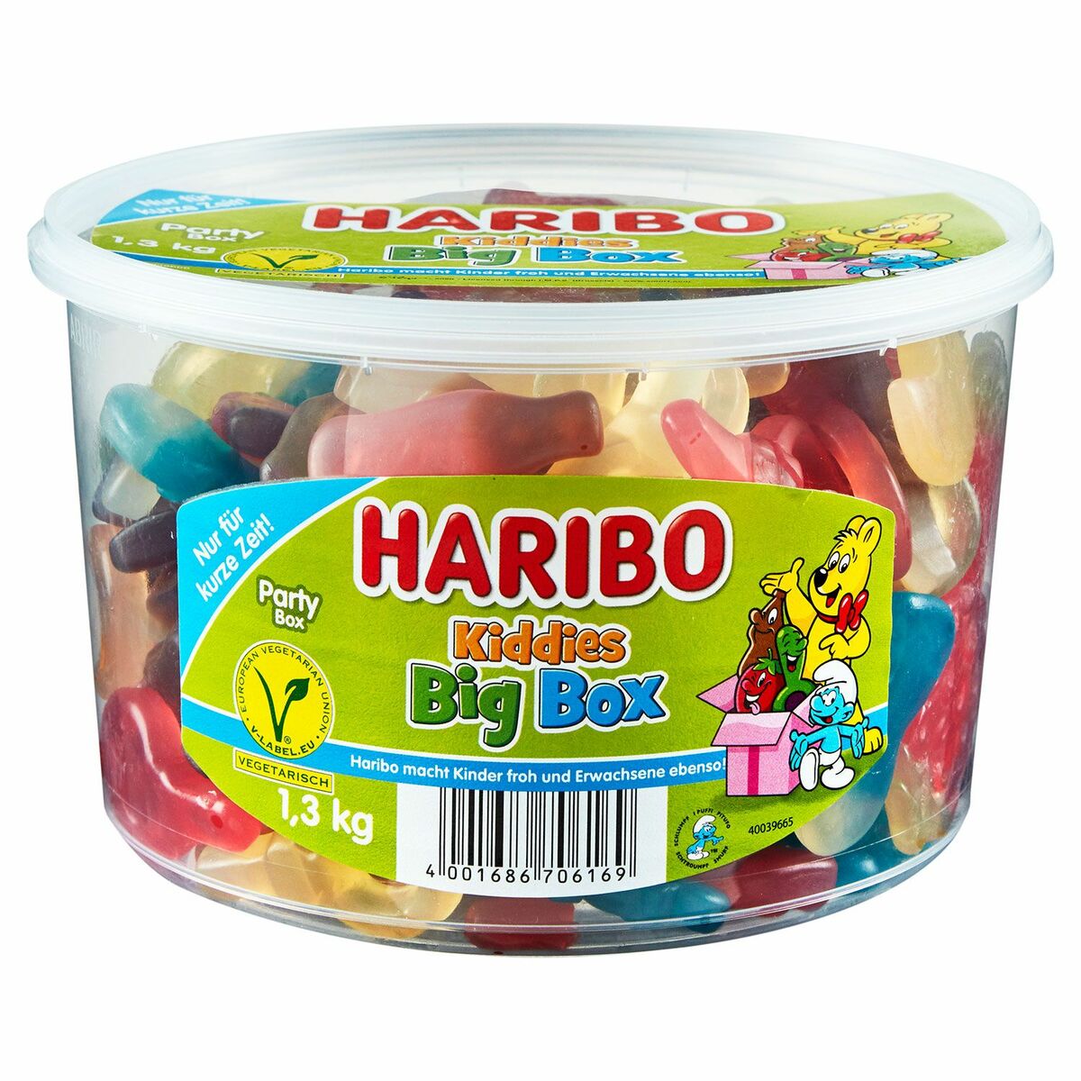 Bild 1 von HARIBO Kiddies Big Box vegetarisch 1,3 kg