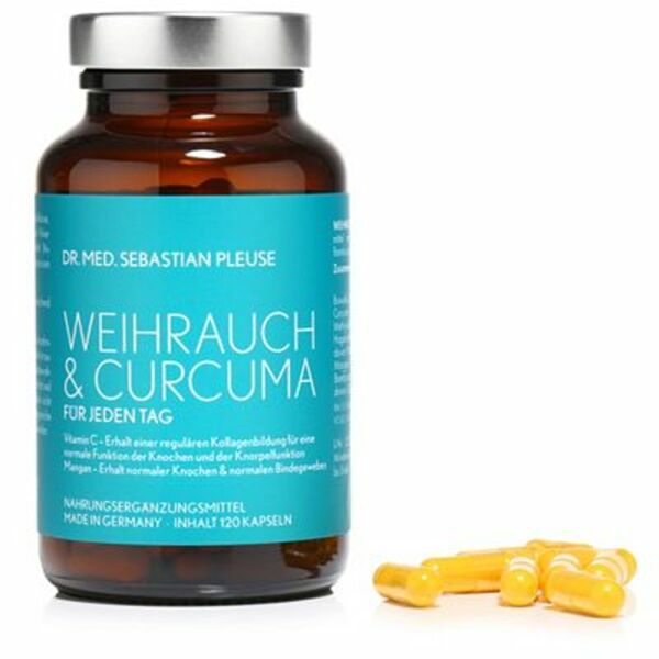 Bild 1 von Dr. med. Sebastian Pleuse Weihrauch & Curcuma mit MSM, 120 Kapseln für 60 Tage