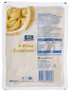 Aro Tortelloni Quattro Formaggi 4 Käse (250 g)
