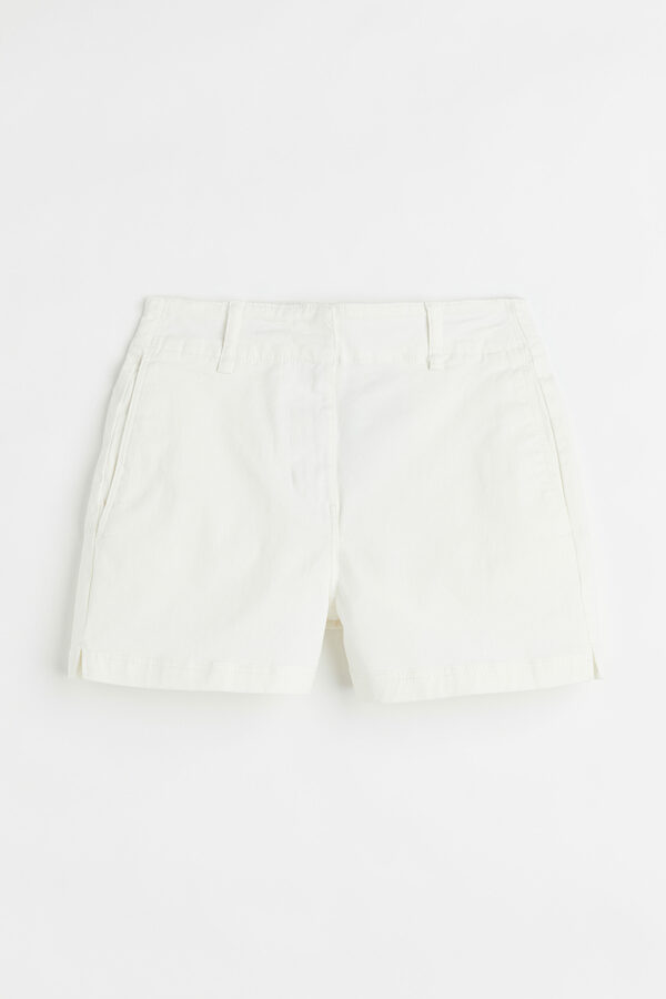 Bild 1 von H&M Shorts aus Baumwolltwill Cremefarben in Größe 50. Farbe: Cream