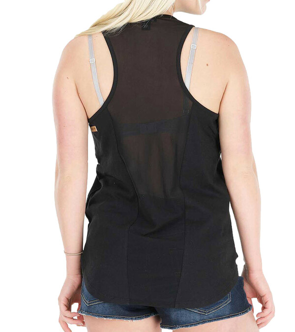 Bild 1 von Picture Organic Clothing Time To Chill Tank-Top lässiges Damen Baumwoll-Shirt mit Netzkonstruktion Schwarz