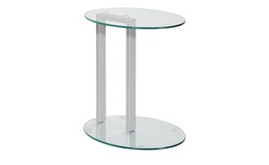 Beistelltisch transparent/klar Maße (cm): B: 35 H: 50  Ø: [40.0] Tische
