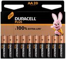 Bild 1 von Duracell »Plus Alkaline, Mignon, AA, LR6 (20 Stück)« Batterie, (1,5 V)
