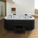 Bild 1 von Home Deluxe Outdoor Whirlpool inkl. Abdeckung & Treppe mit Wärmeisolierung MALAGA für 5 Personen