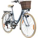Bild 1 von Galano Valencia vintage Damenfahrrad 28 Zoll Hollandrad retro 150 - 175 cm Tiefeinsteiger Fahrrad Stadtrad mit 6 Gängen und V-Brakes