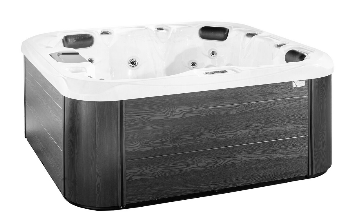 Bild 2 von Home Deluxe Outdoor Whirlpool inkl. Abdeckung & Treppe mit Wärmeisolierung MALAGA für 5 Personen