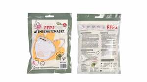 FFP2 NR Atemschutzmaske BN+Kmed Herbstblätter