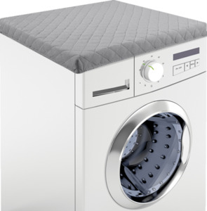 IDEENWELT Waschmaschinen-Schonbezug grau