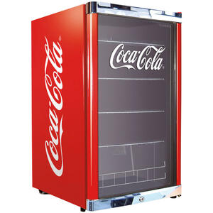 Coca Cola Glastürkühlschrank High CUBES CC 166 rot B/H/T: ca. 54x84,5x54 cm