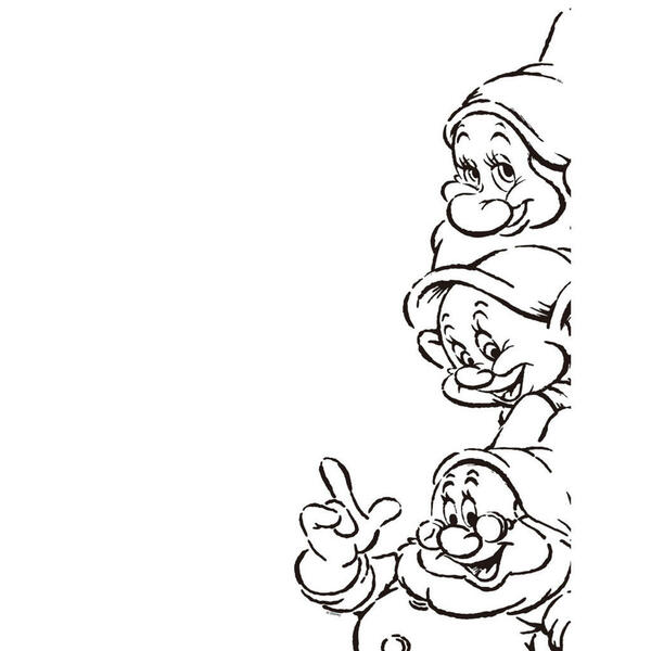Bild 1 von Komar Wandbild Snow White Dwarves Disney B/L: ca. 30x40 cm