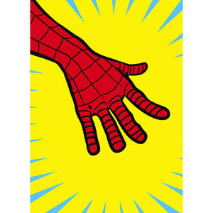 Komar Wandbild Marvel PowerUp Spider-Man Hand Disney B/L: ca. 50x70 cm