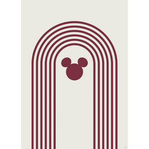 Komar Wandbild Minimal Mickey Disney B/L: ca. 50x70 cm