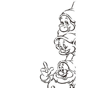 Komar Wandbild Snow White Dwarves Disney B/L: ca. 50x70 cm