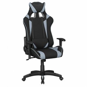 AMSTYLE® Bürostuhl SCORE Stoffbezug Schwarz / Grau Schreibtischstuhl Chefsessel Gaming Chair Drehstu
