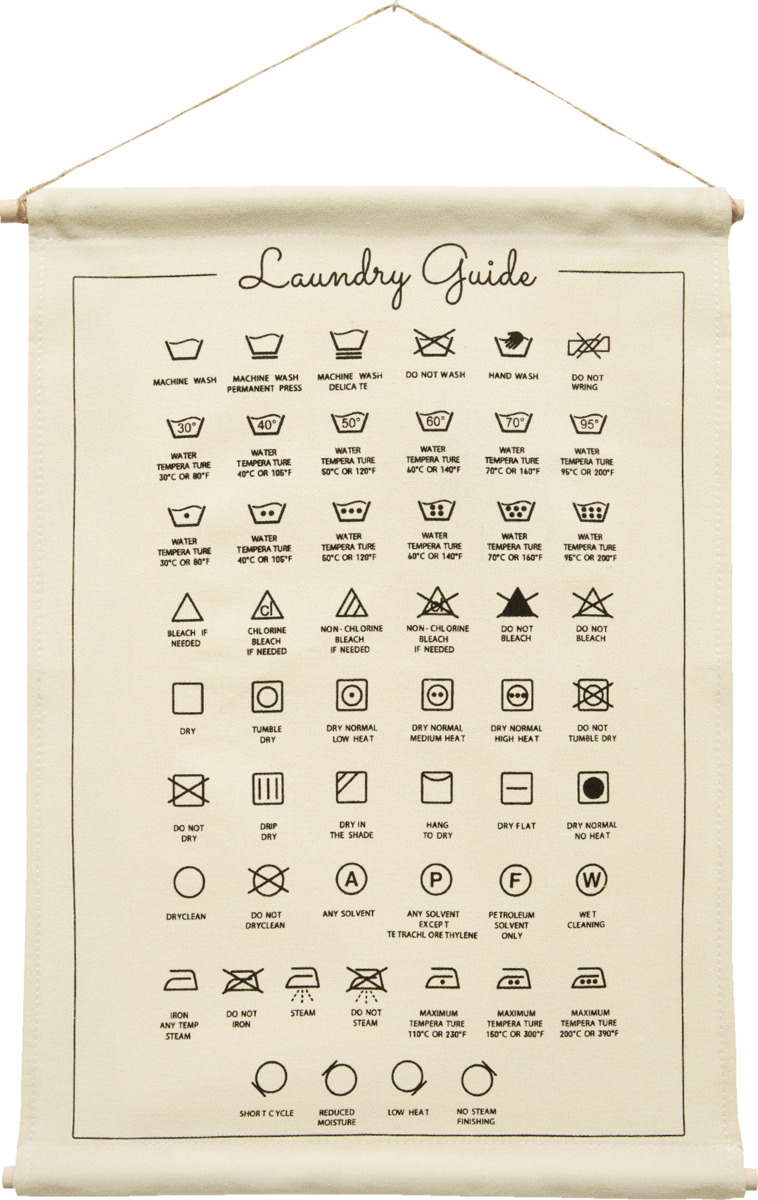 Bild 1 von IDEENWELT Wanddekoration "Laundry Guide"