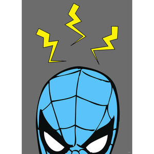 Komar Wandbild Marvel PowerUp Spider-Man Sense Disney B/L: ca. 50x70 cm