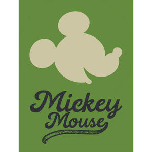 Komar Wandbild Mickey Mouse Green Head Disney B/L: ca. 30x40 cm