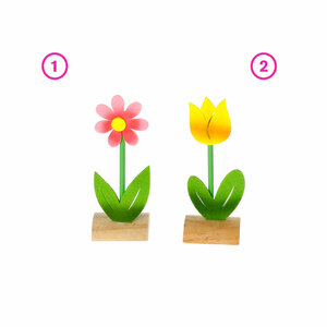 KODi season Standdeko Filz Blume 16 cm verschiedene Varianten