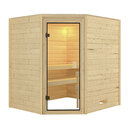 Bild 1 von KARIBU 
                                            Sauna-Set Vera, naturbelassen mit Ofen 4,5 kW