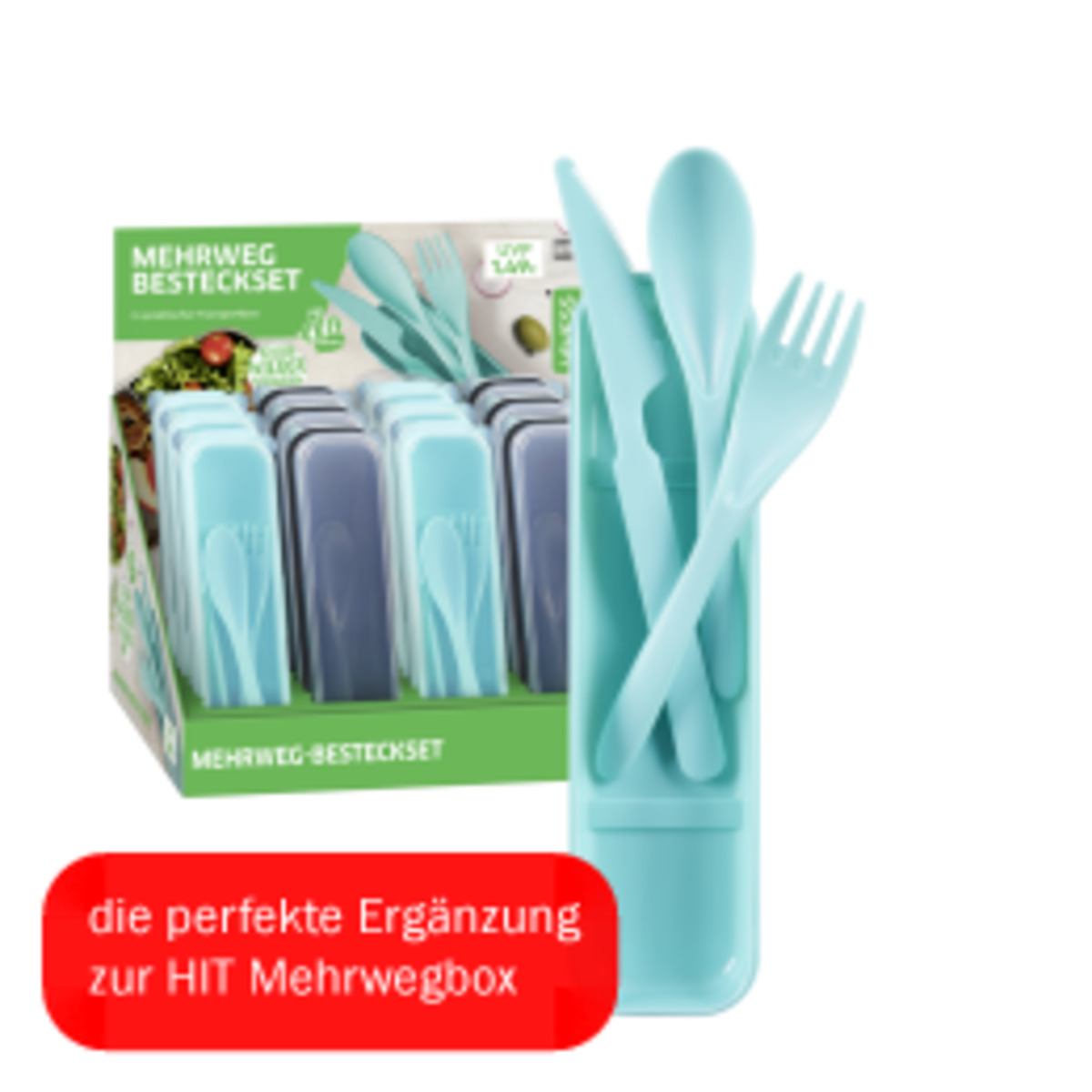 Bild 1 von Vivess Mehrwegbesteckset