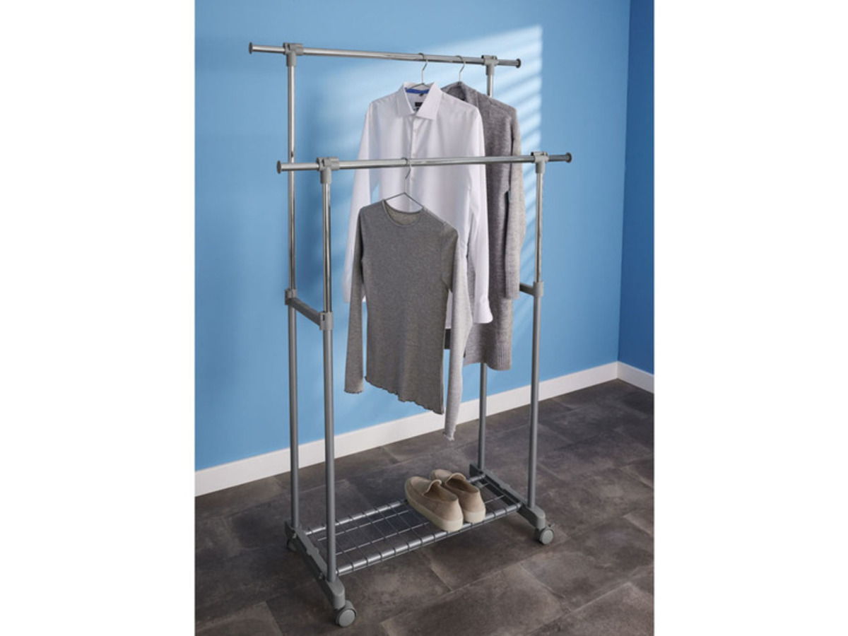 Bild 2 von LIVARNO home Kleiderständer mit Rollen, höhenverstellbar