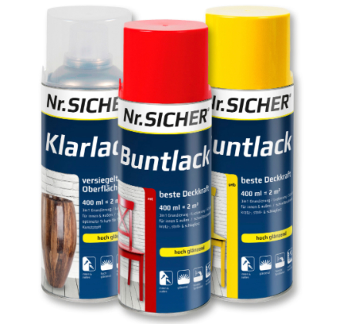 Bild 1 von NR. SICHER Bunt- oder Klarlack