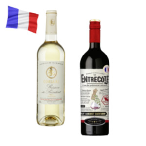 Éntrecôte Rouge, Corsaire Réserve, Fruits de Mer Entre Deux Mers oder Château Fonfroide Bordeaux