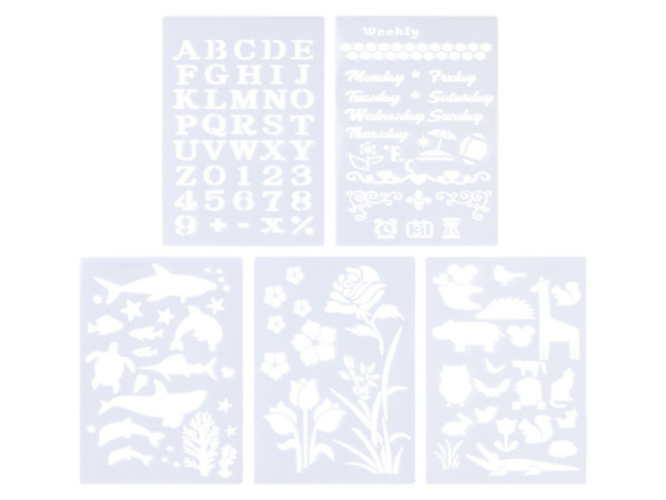 Bild 3 von crelando Airbrush-Starterset, Sprühstift, Filzstifte und Schablonen