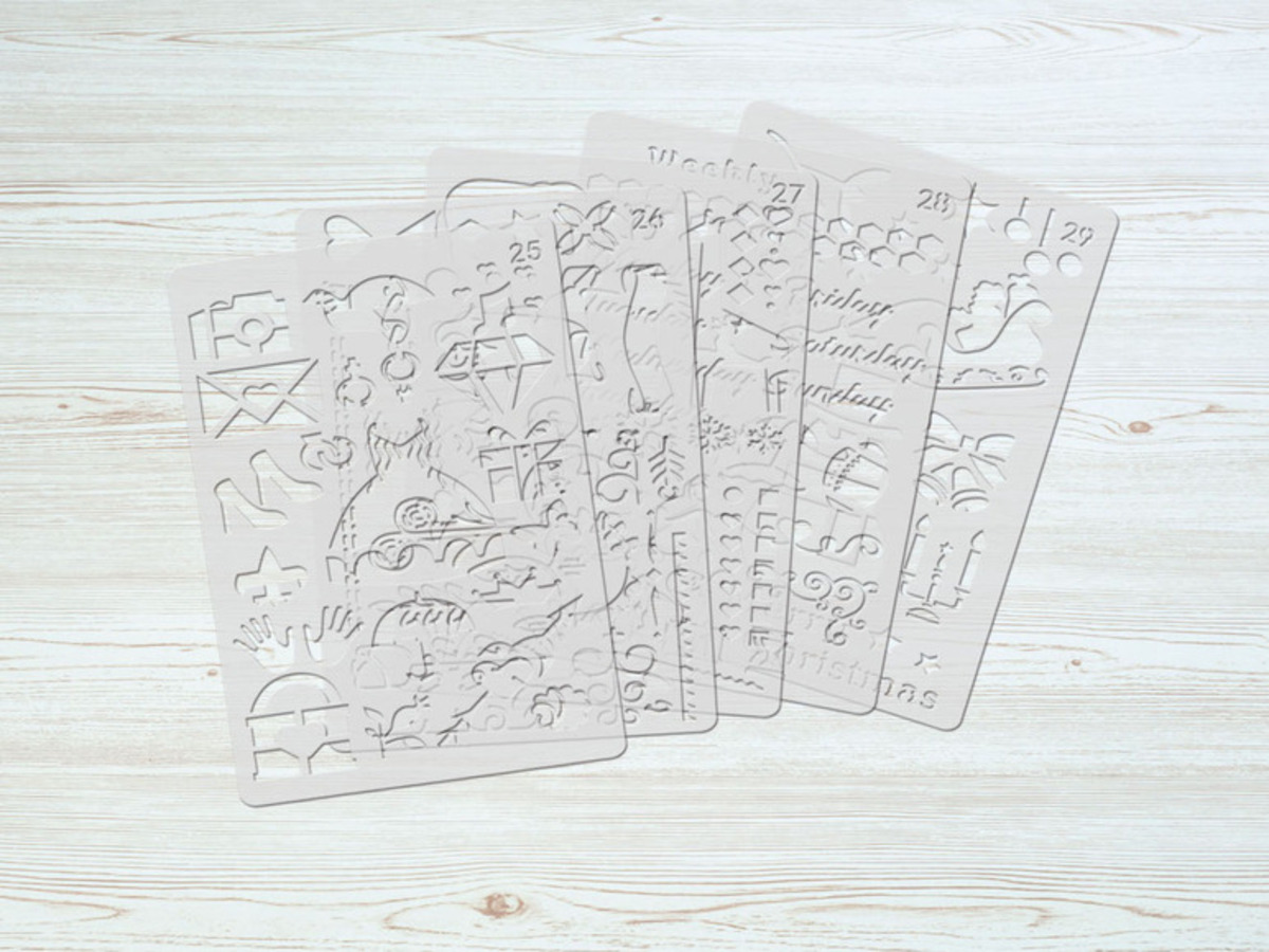 Bild 4 von crelando Airbrush-Starterset, Sprühstift, Filzstifte und Schablonen