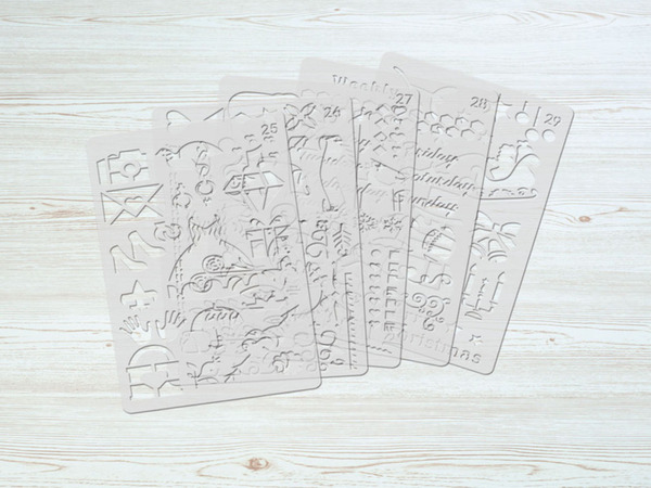 Bild 4 von crelando Airbrush-Starterset, Sprühstift, Filzstifte und Schablonen