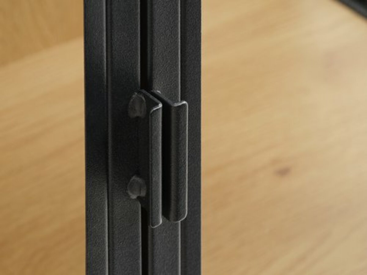 Bild 3 von Vitrine TRAPPEDAL schwarz/eiche