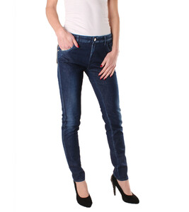 REPLAY Katewin Denim-Hose detailreiche Damen Jeans im 5-Pocket-Stil Dunkelblau