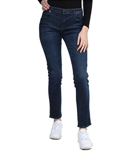 REPLAY Rose Slim Fit Jeans komfortable Damen Denim-Hose Dunkelblau