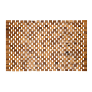 PANA®eco Badematte Holz • Fußmatte 100% Akazienholz • Badvorleger Holz rutschfest • Holzmatte aus Echtholz • Badteppich Holz • Saunamatte • Holzvorleger • 1er und 2er Packs • versch