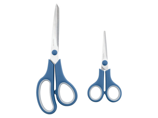 Bild 2 von crelando Scheren-Set, Softtouch-Griffe, 2 Stück