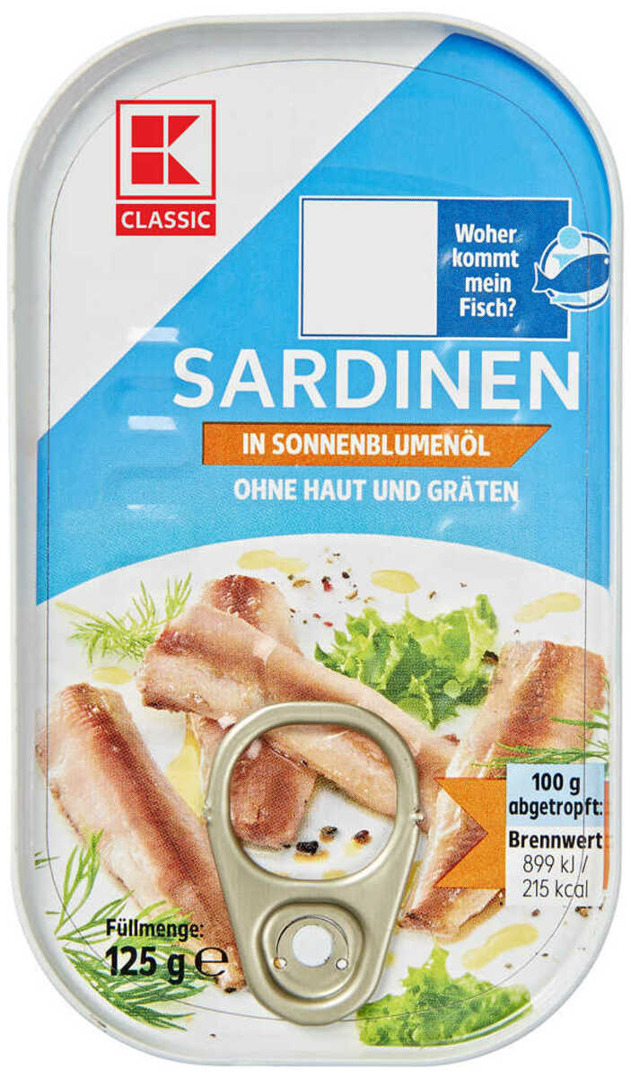 Bild 1 von K-CLASSIC Sardinen