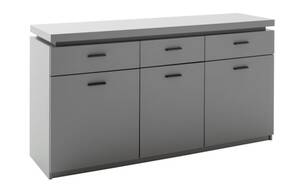MCA furniture - Sideboard Sona in Arktis grau Melamin Nachbildung