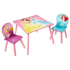 moose Kindersitzgruppe DISNEY PRINZESSIN 3-teilig pink/ mehrfarbig