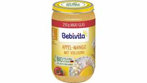 Bebivita Frucht und Getreide 250g: Apfel-Mango mit Vollkorn, ab 6. Monat