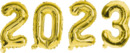 Bild 1 von Dekorieren & Einrichten Folienballons "2023" gold 1Set