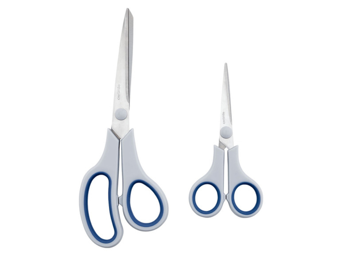 Bild 3 von crelando Scheren-Set, Softtouch-Griffe, 2 Stück