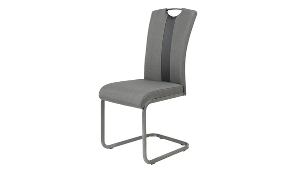 Bild 1 von Schwingstuhl  Peet grau Maße (cm): B: 43 H: 98 T: 56 Stühle