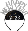 Bild 1 von ebelin Haarreif mit "Happy New Year" Schriftzug silber