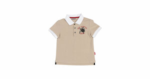 Gulliver Poloshirt beige/rot Gr. 116 Jungen Kinder