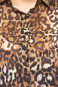 Sommer-Bluse Leoparden Animal-Look Große Größen rick cardona