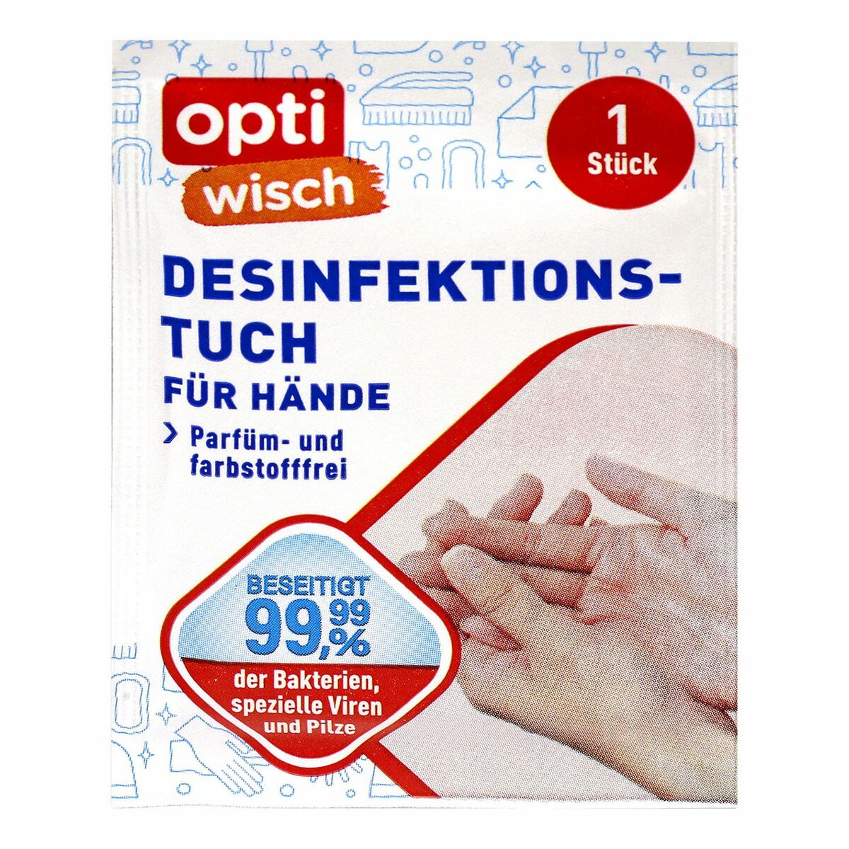 Bild 1 von OPTIWISCH Desinfektionstücher