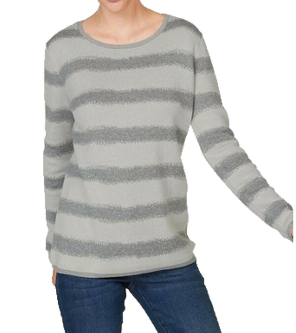 Bild 1 von Cheer Strick-Pulli gestreifter Herbst-Pullover für Damen mit langen Ärmeln