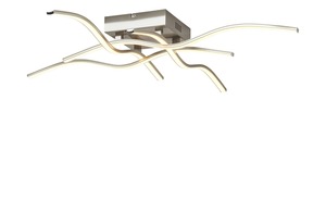Paul Neuhaus LED-Deckenleuchte, 4-flammig, Nickel matt silber Maße (cm): B: 78 H: 10 T: 78 Lampen & Leuchten